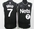 Brooklyn Nets #7 Kevin Durant Black Jersey