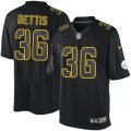 Pittsburgh Steelers #36 Jerome Bettis Limited Black Impact NFL Jersey