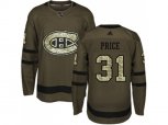 Montreal Canadiens #31 Carey Price Green Salute to Service Stitched NHL Jersey