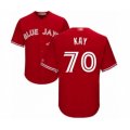 Toronto Blue Jays #70 Anthony Kay Authentic Scarlet Alternate Baseball Player Jersey