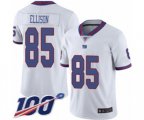 New York Giants #85 Rhett Ellison Limited White Rush Vapor Untouchable 100th Season Football Jersey