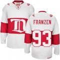 CCM Detroit Red Wings #93 Johan Franzen Premier White Winter Classic Throwback NHL Jersey