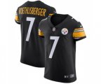 Pittsburgh Steelers #7 Ben Roethlisberger Black Team Color Vapor Untouchable Elite Player Football Jersey