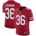 San Francisco 49ers #36 Dontae Johnson Red Team Color Vapor Untouchable Limited Player NFL Jersey