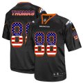 Denver Broncos #88 Demaryius Thomas Elite Black USA Flag Fashion NFL Jersey