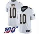 New Orleans Saints #10 Tre'Quan Smith White Vapor Untouchable Limited Player 100th Season Football Jersey
