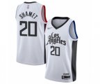 Los Angeles Clippers #20 Landry Shamet Authentic White Basketball Jersey - 2019-20 City Edition