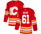 Calgary Flames #61 Brett Kulak Authentic Red Alternate Hockey Jersey