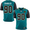 Jacksonville Jaguars #90 Stefan Charles Teal Green Team Color Vapor Untouchable Elite Player NFL Jersey