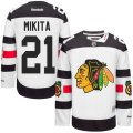 Chicago Blackhawks #21 Stan Mikita Premier White 2016 Stadium Series NHL Jersey