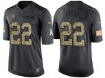 Minnesota Vikings #22 Harrison Smith Stitched Black NFL Salute to Service Limited Jerseys