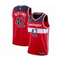 Washington Wizards #42 Davis Bertans Swingman Red Basketball Jersey - Icon Edition