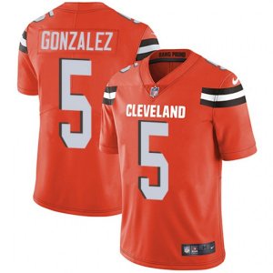 Cleveland Browns #5 Zane Gonzalez Orange Alternate Vapor Untouchable Limited Player NFL Jersey