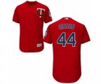 Minnesota Twins #44 Kyle Gibson Authentic Scarlet Alternate Flex Base Authentic Collection Baseball Jersey