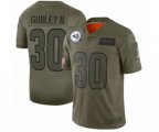 Los Angeles Rams #30 Todd Gurley Limited Camo 2019 Salute to Service Football Jersey