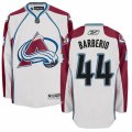 Colorado Avalanche #44 Mark Barberio Authentic White Away NHL Jersey