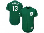 Detroit Tigers #13 Lance Parrish Green Celtic Flexbase Authentic Collection MLB Jersey