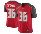Tampa Bay Buccaneers #36 M.J. Stewart Red Team Color Vapor Untouchable Limited Player Football Jersey