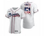 Will Smith Atlanta Braves #51 Will Smith White 2020 Stars & Stripes 4th of July Jersey