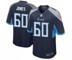 Tennessee Titans #60 Ben Jones Game Light Blue Team Color Football Jersey