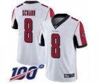 Atlanta Falcons #8 Matt Schaub White Vapor Untouchable Limited Player 100th Season Football Jersey