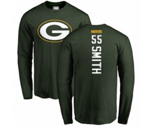 Green Bay Packers #55 Za\'Darius Smith Green Backer Long Sleeve T-Shirt
