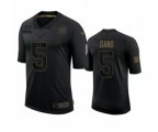 New York Giants #5 Graham Gano Black 2020 Salute to Service Limited Jersey