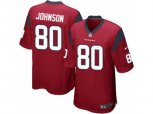 Houston Texans #80 Andre Johnson Game Red Alternate NFL Jersey