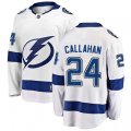 Tampa Bay Lightning #24 Ryan Callahan Fanatics Branded White Away Breakaway NHL Jersey