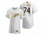 Los Angeles Dodgers Kenley Jansen Nike White Authentic Golden Edition Jersey