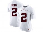 2016 Alabama Crimson Tide Derrick Henry #2 College Football Limited Jersey - White