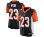 Cincinnati Bengals #23 B.W. Webb Black Team Color Vapor Untouchable Limited Player Football Jersey