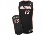 Miami Heat #13 Edrice Adebayo Authentic Black Road NBA Jersey