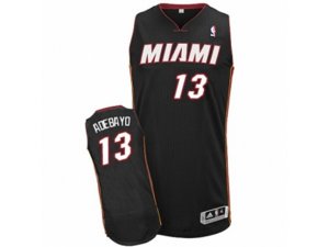 Miami Heat #13 Edrice Adebayo Authentic Black Road NBA Jersey