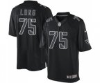 Oakland Raiders #75 Howie Long Limited Black Impact Football Jersey