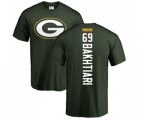 Green Bay Packers #69 David Bakhtiari Green Backer T-Shirt
