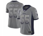 Dallas Cowboys #55 Leighton Vander Esch Limited Gray Rush Drift Fashion NFL Jersey