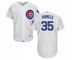 Chicago Cubs #35 Cole Hamels White Home Flex Base Authentic Collection Baseball Jersey