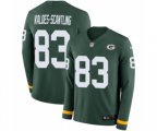 Green Bay Packers #83 Marquez Valdes-Scantling Limited Green Therma Long Sleeve NFL Jersey