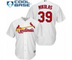 St. Louis Cardinals #39 Miles Mikolas Replica White Home Cool Base MLB Jersey