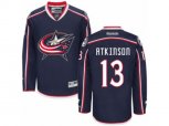 Columbus Blue Jackets #13 Cam Atkinson Authentic Navy Blue Home NHL Jersey