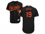 Baltimore Orioles #19 Chris Davis Black Flexbase Authentic Collection MLB Jersey