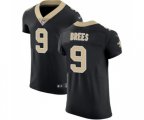 New Orleans Saints #9 Drew Brees Black Team Color Vapor Untouchable Elite Player Football Jersey