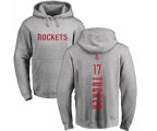 Houston Rockets #17 PJ Tucker Ash Backer Pullover Hoodie