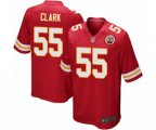 Kansas City Chiefs #55 Frank Clark Game Red Team Color Football Jersey