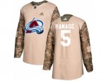 Colorado Avalanche #5 Rob Ramage Camo Authentic 2017 Veterans Day Stitched NHL Jersey