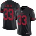 San Francisco 49ers #33 Roger Craig Limited Black Rush Vapor Untouchable NFL Jersey