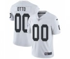 Oakland Raiders #00 Jim Otto White Vapor Untouchable Limited Player Football Jersey