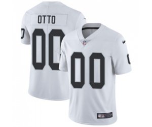 Oakland Raiders #00 Jim Otto White Vapor Untouchable Limited Player Football Jersey