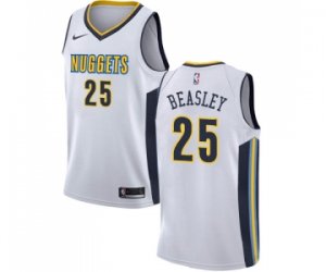 Denver Nuggets #25 Malik Beasley Swingman White NBA Jersey - Association Edition